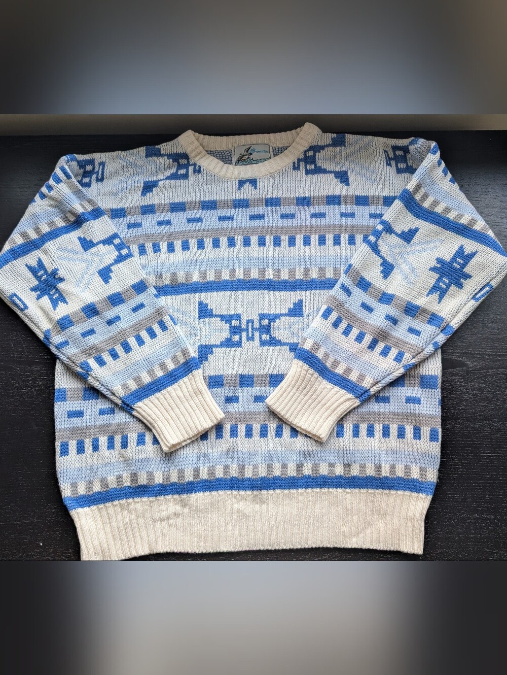 Vintage Perspective Unisex Patterned Sweater